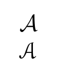 Letter A